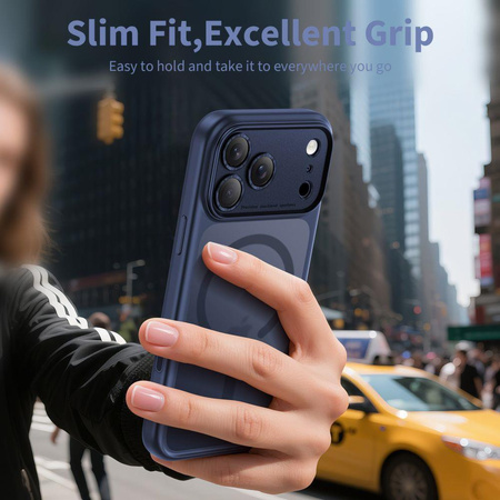 TECH-PROTECT MAGPEAK MAGSAFE CC IPHONE 17 PRO MAX MATTE DEEP BLUE