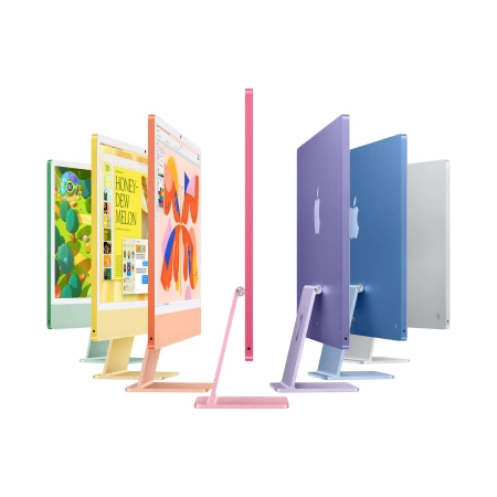 24-inch iMac with Retina 4.5K display, Nano-texture glass: Apple M4 chip with 10‑core CPU and 10‑core GPU, 256GB SSD, 16GB - Silver