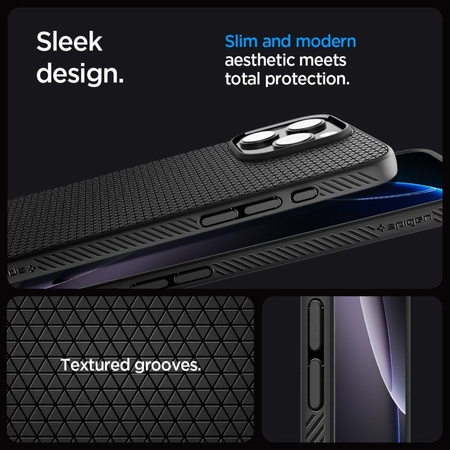 SPIGEN LIQUID AIR IPHONE 16 PRO MATTE BLACK