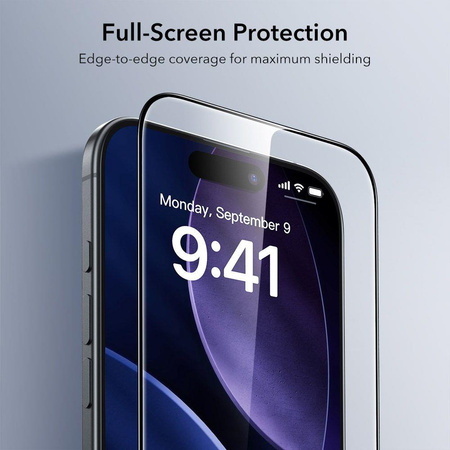 SZKŁO HARTOWANE ESR ULTRAFIT TEMPERED GLASS 2-PACK IPHONE AIR BLACK