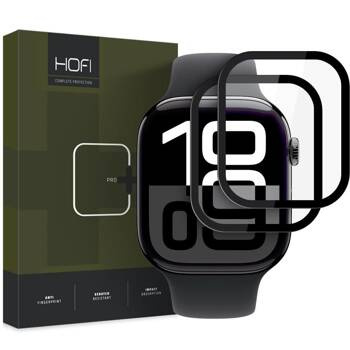 SZKŁO HYBRYDOWE HOFI HYBRID PRO+ 2-PACK APPLE WATCH 10 / 11 (46 MM) BLACK