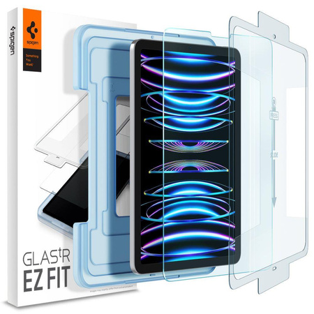 SZKŁO HARTOWANE SPIGEN GLAS.TR ”EZ FIT” IPAD AIR 10.9” 4 / 5 / 2020-2022 / PRO 11” 2 / 3 / 4 / 2020-2022 CLEAR