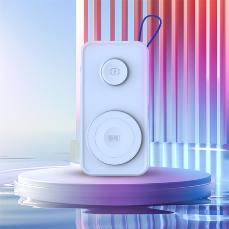 Accessories - 3mk PastelUp 10,000mAh 22.5W USB 1A1C - Blue