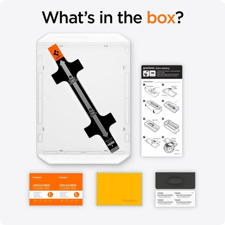 SZKŁO HARTOWANE SPIGEN GLAS.TR ”EZ FIT” IPAD PRO 13” 7 / 8 / 2024-2025 CLEAR