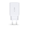 TECH-PROTECT C65W 3-PORT NETWORK CHARGER PD65W/QC3.0 WHITE