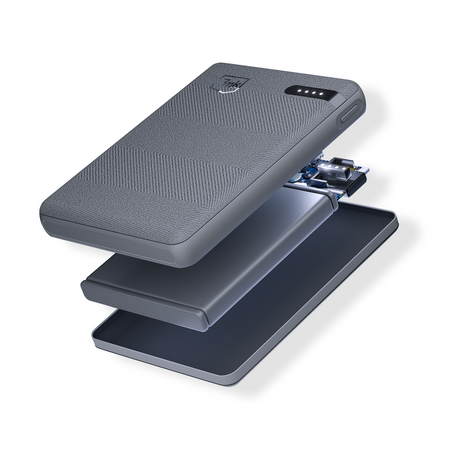 Accessories - 3mk Pocket Powerbank 5,000mAh 12W USB 1C-Grey