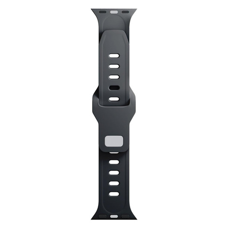 38/40/41 mm Black - 3mk Silicone Watch Strap for Apple
