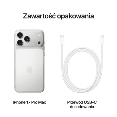 APPLE iPhone 17 Pro Max 512GB Srebrny