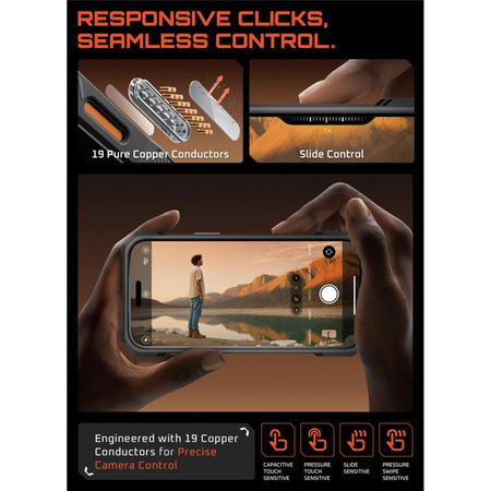 SUPCASE UB GRIP MAG MAGSAFE IPHONE 17 PRO CLEAR/CORAL