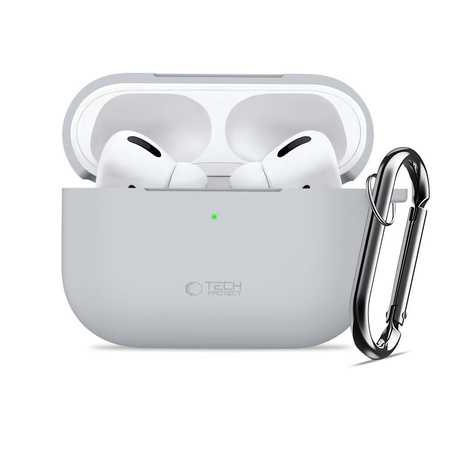TECH-PROTECT SILICONE HOOK APPLE AIRPODS PRO 3 CRAYON GREY