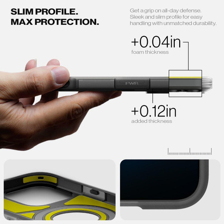 SPIGEN TOUGH ARMOR ”T” MAG MAGSAFE IPHONE 16 PRO FROST BLACK