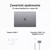 ZESTAW MacBook Air 15 M2 8 rdzeni CPU 10 rdzeni GPU, 8GB RAM 512GB SSD Gwiezdna szarość + HUB TECH-PROTECT