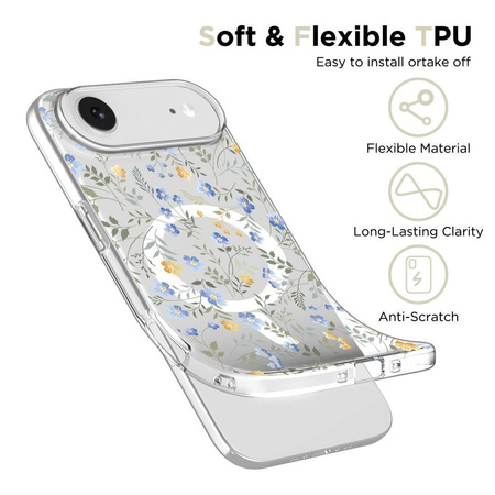 TECH-PROTECT FLEXAIR MAGSAFE IPHONE AIR SPRING FLOWERS