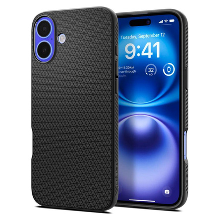 SPIGEN LIQUID AIR IPHONE 16 MATTE BLACK