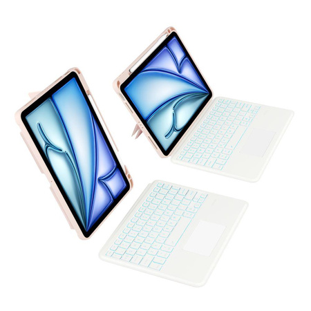 TECH-PROTECT SCMAG PEN + KEYBOARD IPAD AIR 10.9” 4 / 5 / 2020-2022 / 11” 6 / 7 / 2024-2025 PINK