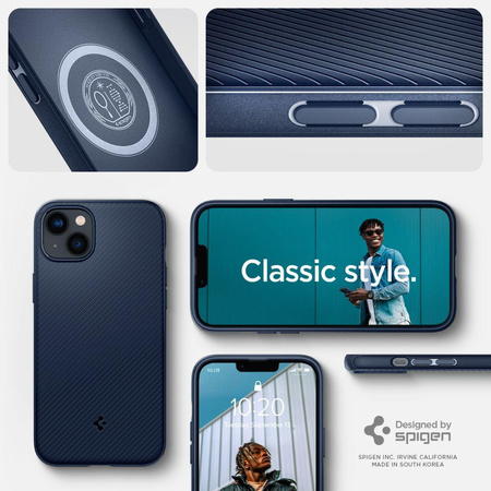 SPIGEN MAG ARMOR IPHONE 14 PLUS / 15 PLUS NAVY BLUE