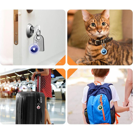 TECH-PROTECT ICON 4-PACK APPLE AIRTAG 1 / 2 CLEAR