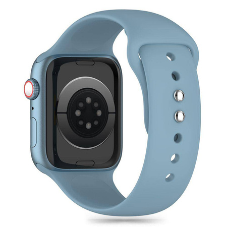 TECH-PROTECT SILICONE APPLE WATCH 6 / 7 / 8 / 9 / 10 / SE / ULTRA 1 / 2 (44 / 45 / 46 / 49 MM) WINTER BLUE
