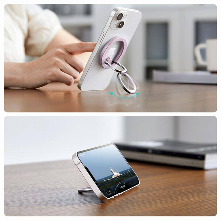 ESR HALOLOCK MAGNETIC MAGSAFE PHONE RING STAND PASTEL PINK
