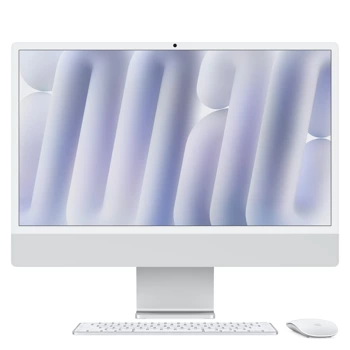 24-inch iMac with Retina 4.5K display: Apple M4 chip with 10‑core CPU and 10‑core GPU, 16GB, 256GB SSD - Silver