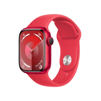 Apple Watch Series 9 GPS + Cellular 41mm (PRODUCT)RED Aluminium Case with (PRODUCT)RED Sport Band - M/L