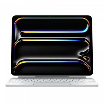 Klawiatura Magic Keyboard do iPada Pro 13 cali (M4) - angielski (USA) - biała