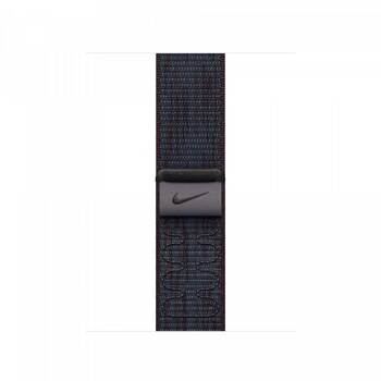 Opaska sportowa Nike w kolorze czarnym/niebieskim do koperty 40 mm