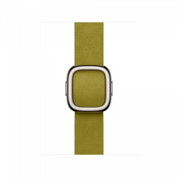 Pasek w kolorze zieleni Chartreuse z klamrą nowoczesną do koperty 42 mm - rozmiar L