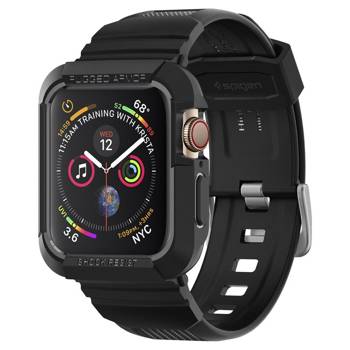 SPIGEN RUGGED ARMOR ”PRO” APPLE WATCH 4 / 5 / 6 / 7 / 8 / 9 / SE (44 / 45 MM) BLACK