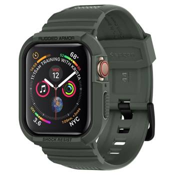 SPIGEN RUGGED ARMOR ”PRO” APPLE WATCH 4 / 5 / 6 / 7 / 8 / 9 / SE (44 / 45 MM) MILITARY GREEN