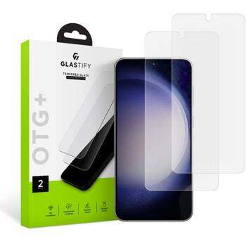 SZKŁO HARTOWANE GLASTIFY OTG+ 2-PACK GALAXY S23 CLEAR