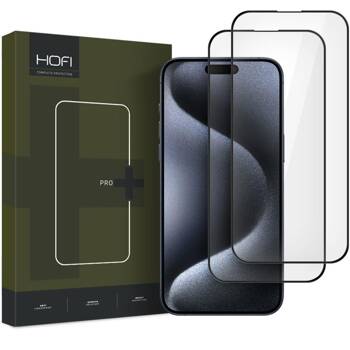 SZKŁO HARTOWANE HOFI GLASS PRO+ 2-PACK IPHONE 16 PRO BLACK