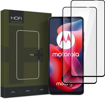 SZKŁO HARTOWANE HOFI GLASS PRO+ 2-PACK MOTOROLA MOTO G24 / G24 POWER / G04 / E14 BLACK