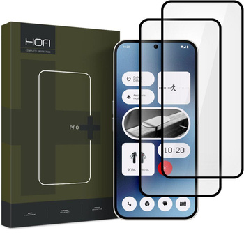 SZKŁO HARTOWANE HOFI GLASS PRO+ 2-PACK NOTHING PHONE 2A / 2A PLUS BLACK