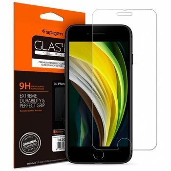 SZKŁO HARTOWANE SPIGEN GLAS.TR SLIM IPHONE 7 / 8 / SE 2020 / 2022 CLEAR