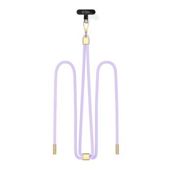 TECH-PROTECT C2S ROPE CROSSBODY STRAP LAVENDER/GOLD