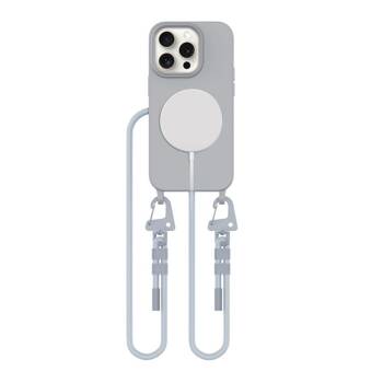 TECH-PROTECT MAGNECKLACE MAGSAFE IPHONE 15 PRO CRAYON GREY