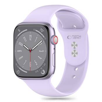 TECH-PROTECT SILICONE APPLE WATCH 6 / 7 / 8 / 9 / 10 / SE (40 / 41 / 42 MM) ELEGANT PURPLE