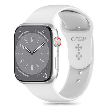 TECH-PROTECT SILICONE APPLE WATCH 6 / 7 / 8 / 9 / 10 / SE (40 / 41 / 42 MM) WHITE