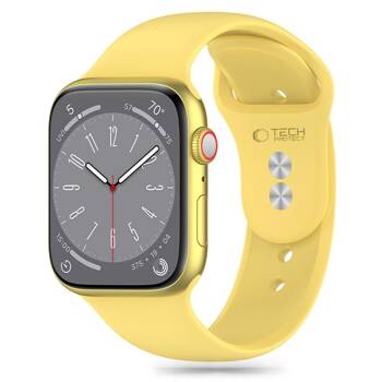 TECH-PROTECT SILICONE APPLE WATCH 6 / 7 / 8 / 9 / 10 / SE / ULTRA 1 / 2 (44 / 45 / 46 / 49 MM) CANARY YELLOW