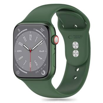 TECH-PROTECT SILICONE APPLE WATCH 6 / 7 / 8 / 9 / 10 / SE / ULTRA 1 / 2 (44 / 45 / 46 / 49 MM) OLIVE