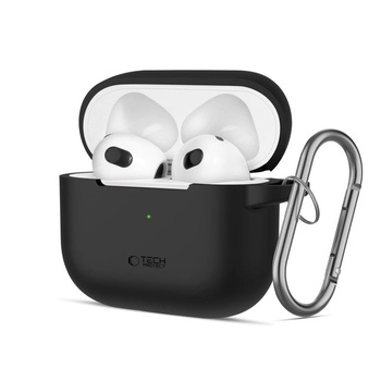 TECH-PROTECT SILICONE HOOK APPLE AIRPODS 3 BLACK