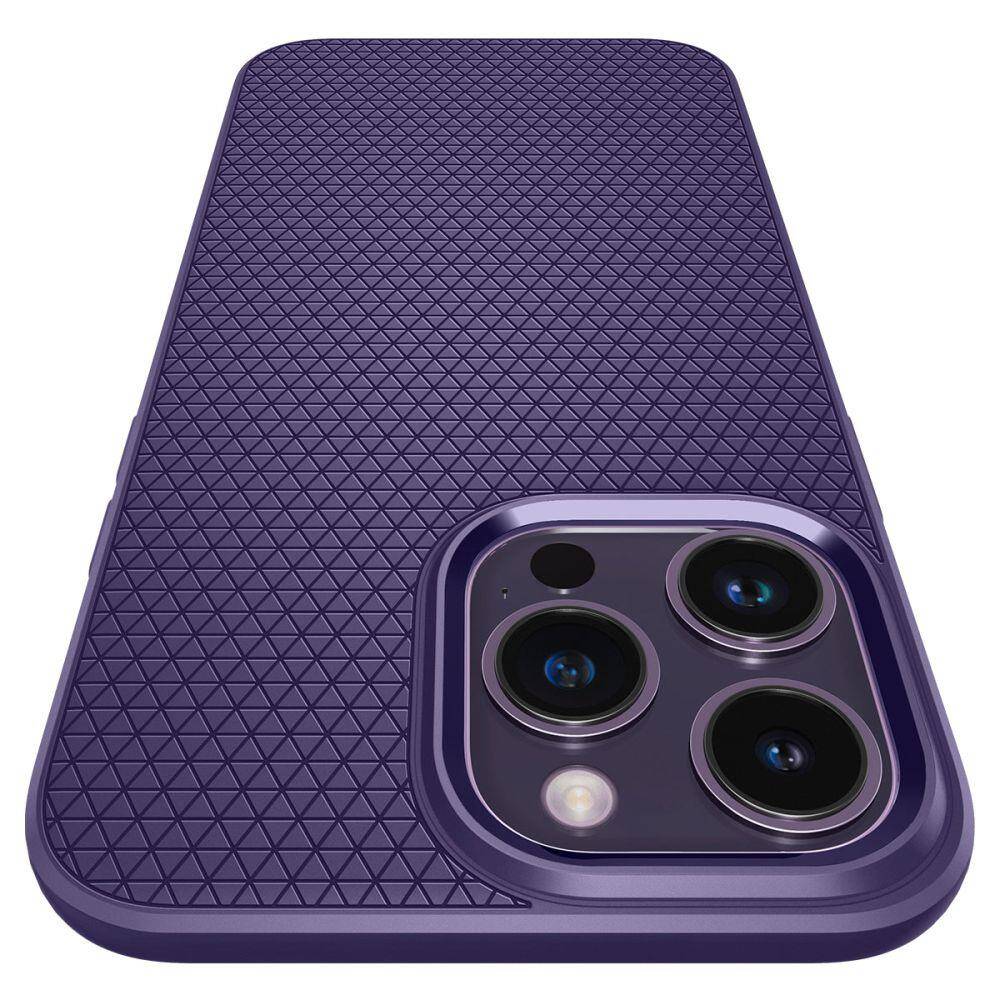 Spigen Liquid Air - Case for iPhone 14 (Deep Purple), Cases and Glass \  Apple \ iPhone \ iPhone 14 \ Etui do iPhone 14