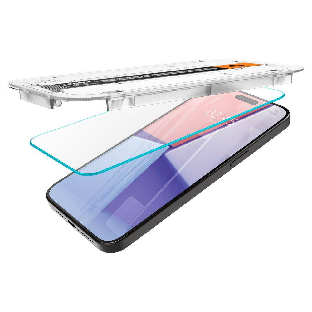 Spigen Glas.TR EZ Fit - Tempered Glass iPhone 13 / iPhone 13 Pro (Clear)   Cases and Glass \ Apple \ iPhone \ iPhone 13 \ Szkło do iPhone 13 Cases and