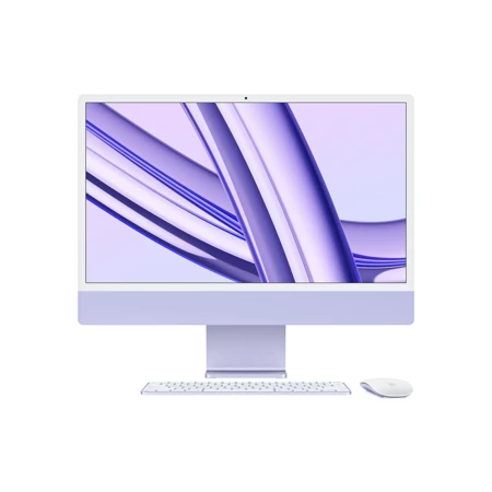 24 iMac Retina 4.5K display: Apple M3 8 rdzeni CPU, 10 rdzeni GPU, 512GB SSD - Fioletowy
