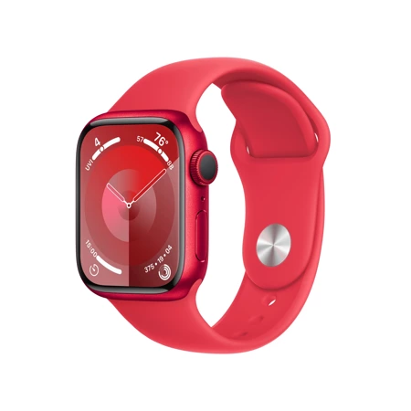 Apple Watch Series 9 GPS 41mm (PRODUCT)RED Aluminium Case with (PRODUCT)RED Sport Band - S/M