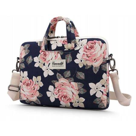 CANVASLIFE BRIEFCASE LAPTOP 15-16 NAVY ROSE