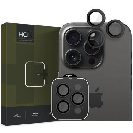 OSŁONA APARATU HOFI CAMRING PRO+ IPHONE 15 PRO / 15 PRO MAX BLACK