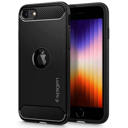 SPIGEN RUGGED ARMOR IPHONE SE 2020 / 2022 BLACK