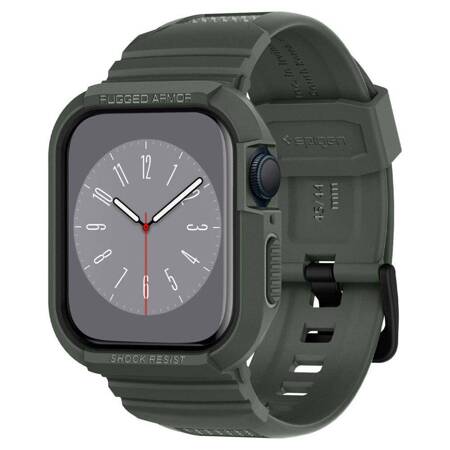 SPIGEN RUGGED ARMOR ”PRO” APPLE WATCH 4 / 5 / 6 / 7 / 8 / 9 / SE (44 / 45 MM) MILITARY GREEN